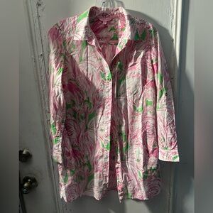 Lilli Lilly Pulitzer Sarasota Cover Up in Pink  Size: XS